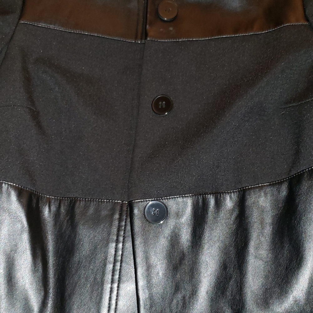 Kasper Black Color Blocked Suit Jacket size 6